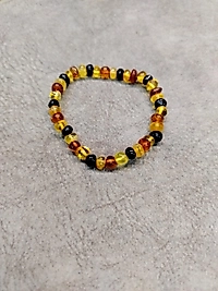 Kehribar iki renk bileklik